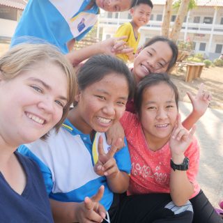 Volontaire Bambou Laos Stéphanie
