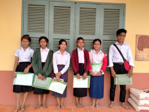 Distributions des cours au Centre de Samrong