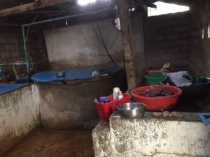 Construction d'une salle de bain pour les filles du foyer de Lashio