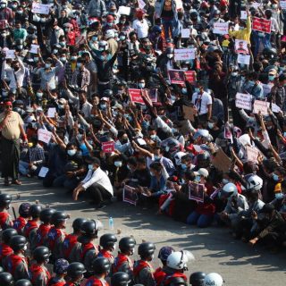 Manifestations en Birmanie