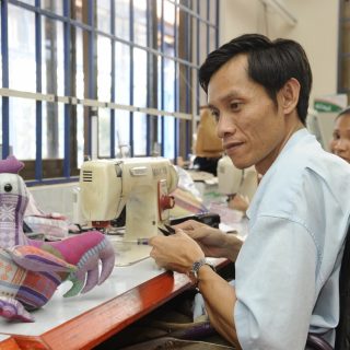 Atelier couture à la Maison Chance au Vietnam